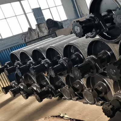 通祺 輸送機膠面滾筒 排渣滾筒 不銹鋼光面滾筒